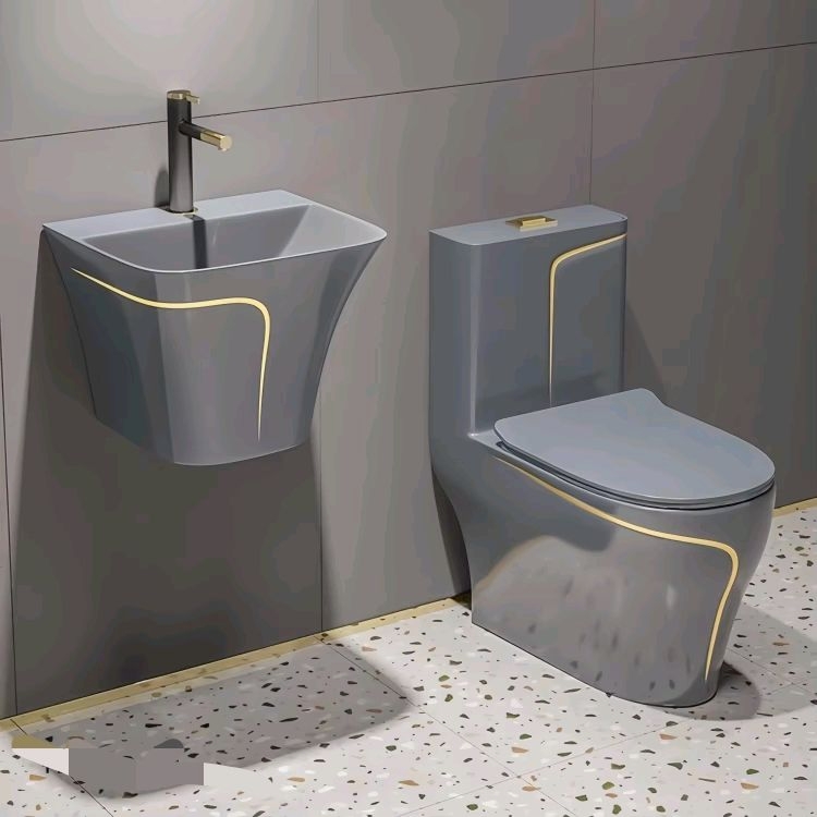 Home One Bathroom Accessories - Modern keramisch sifon toilet in één