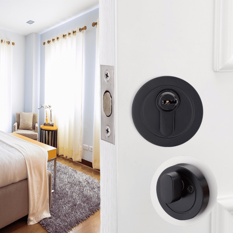 Home Bathroom Lock - Huis Hele Huis Stille Anti-Diefstal Ronde