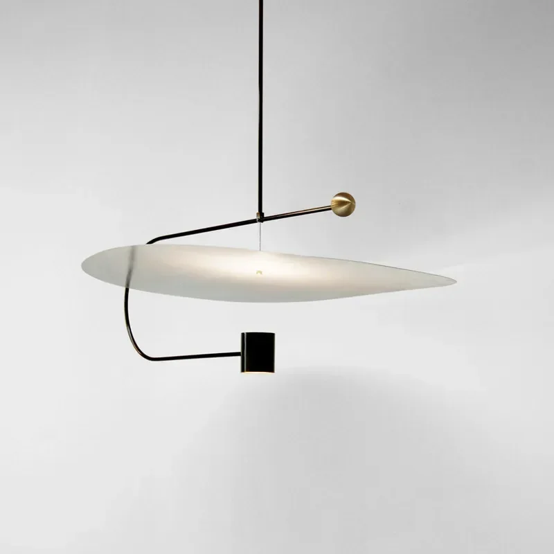 Home Bathroom Lighting Design - Noordse design hanglamp van acryl voor