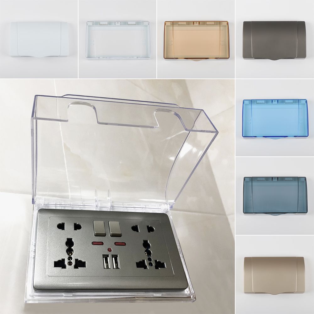 Home Theater Bathroom - 1Pc 86 Type Dubbele Stopcontact Beschermer