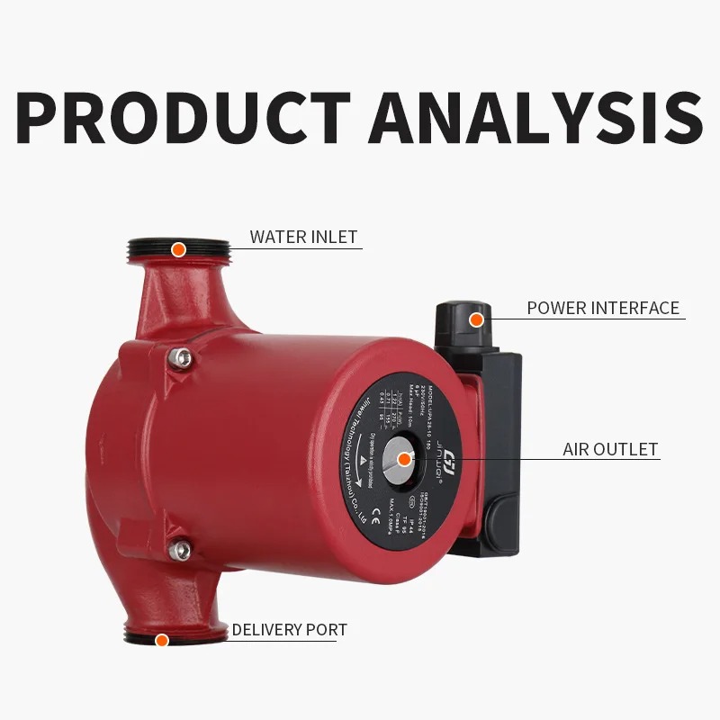 Home Bathroom Pressure Pump - 220V 50HZ Huishoudelijke waterdrukverhogingspomp Mini doucheverhogingspomp
