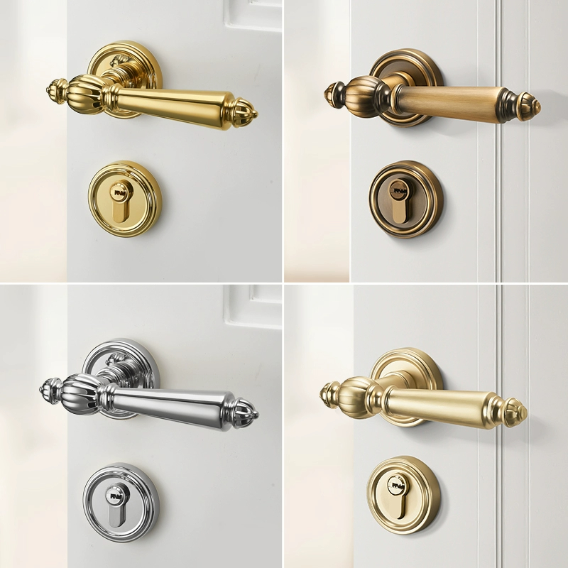 Home Bathroom Lock - Luxe stille deurslotset met sleutels Beveiliging