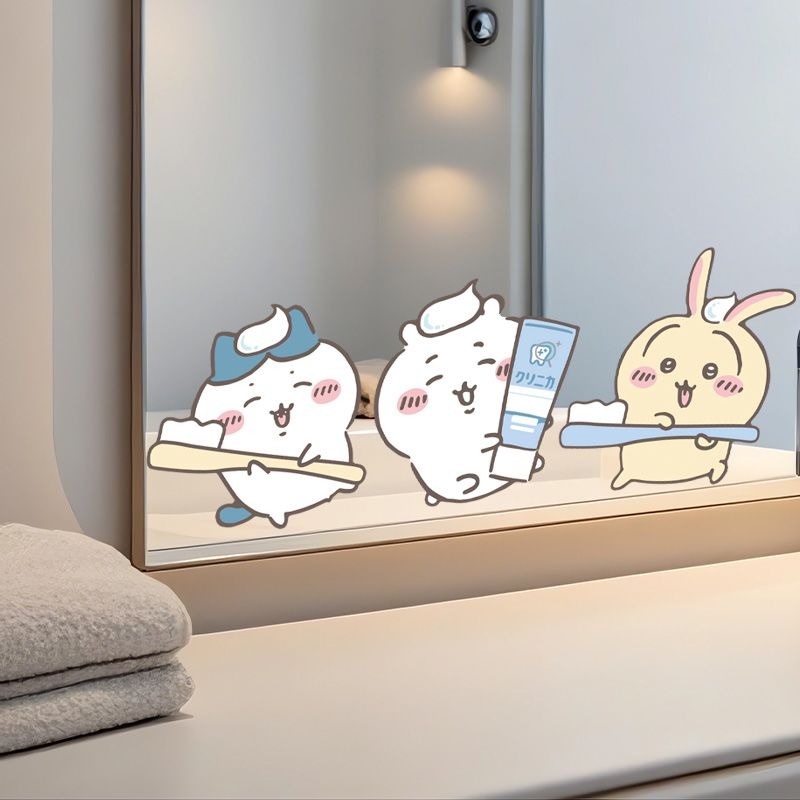 Hot Chiikawa spiegelstickers s - Home Theater Bathroom recensie en prijs