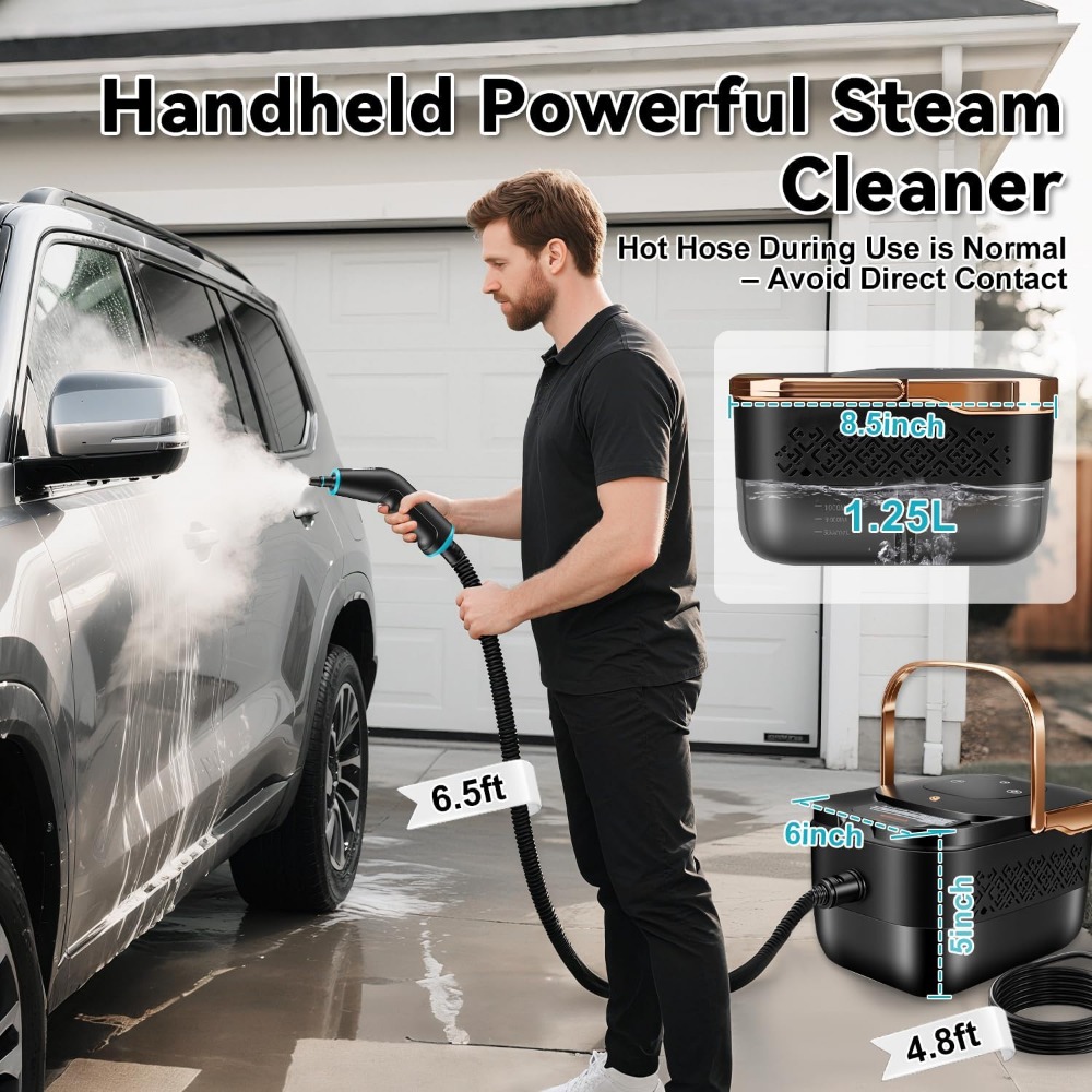 2500W Draagbare Stoomreiniger, - Home Bathroom Images recensie en prijs