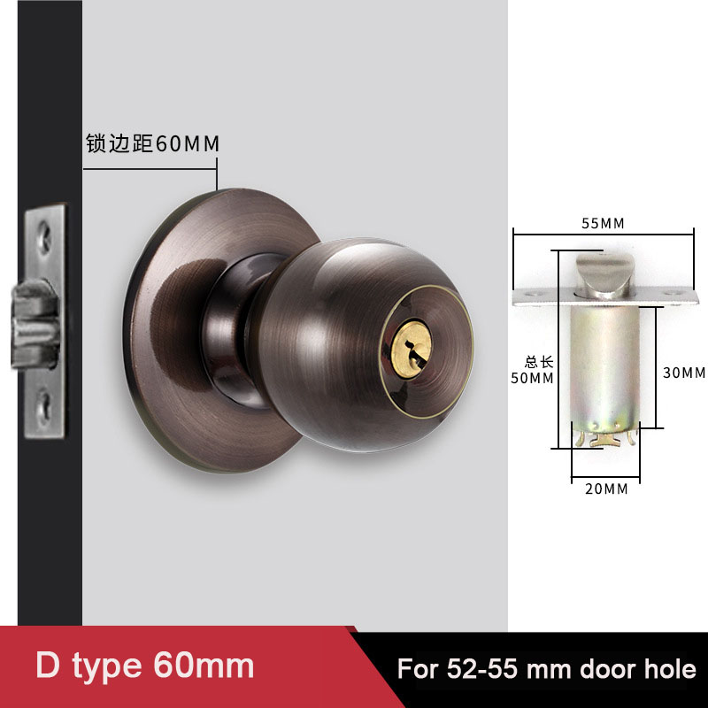 Aluminium ronde deurknoppen Ro - Home Bathroom Lock recensie en prijs