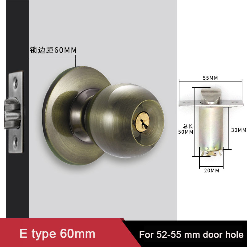 Aluminium ronde deurknoppen Ro - Home Bathroom Lock recensie en prijs