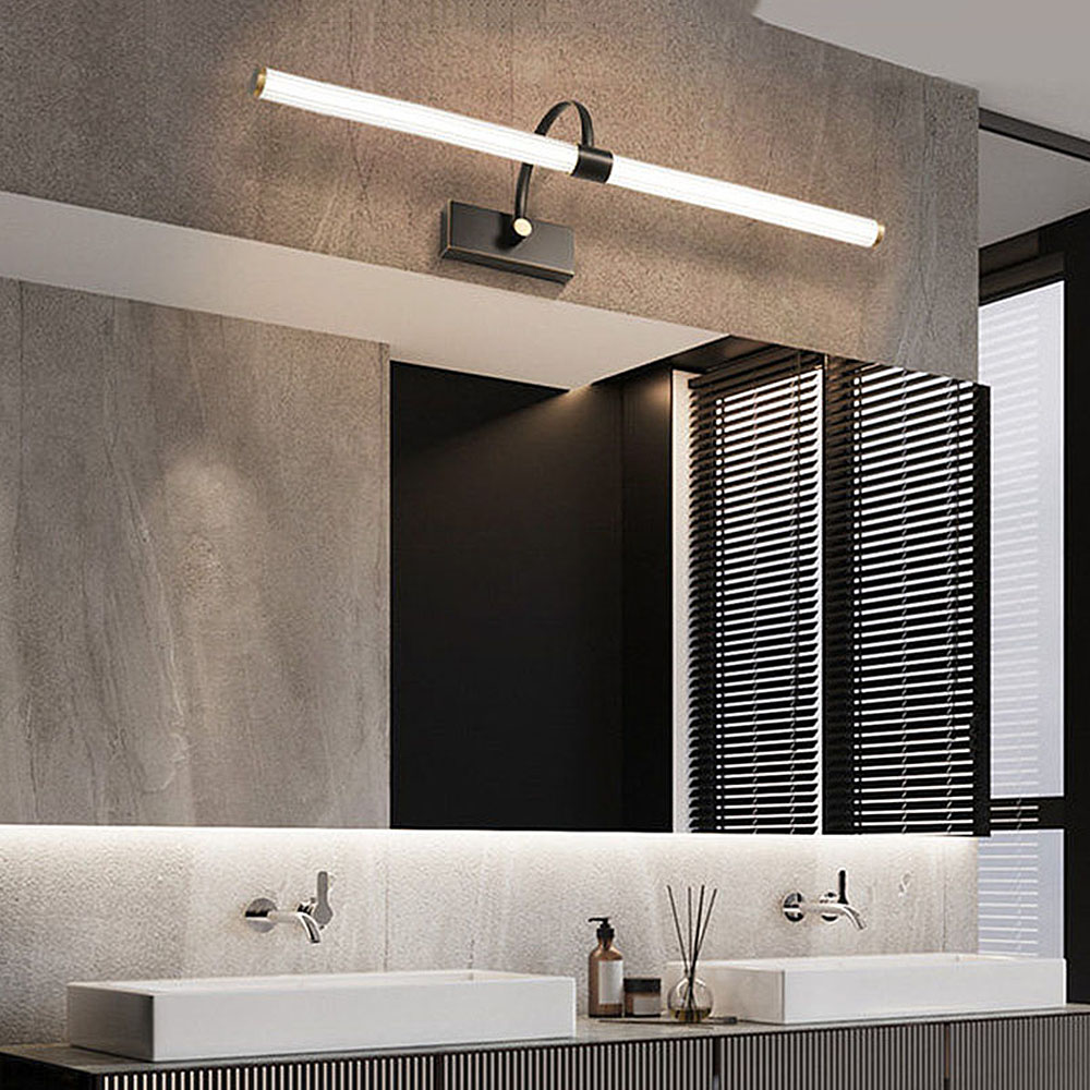 Moderne messing acryl LED wand - Home Theater Bathroom recensie en prijs