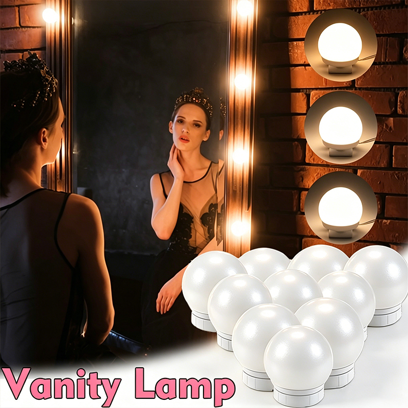 10 LED-spiegellampjes set, dim - Home Theater Bathroom recensie en prijs