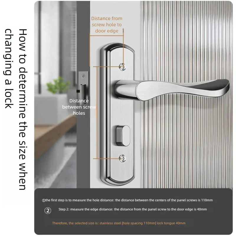 Universeel roestvrijstalen sle - Home Bathroom Lock recensie en prijs
