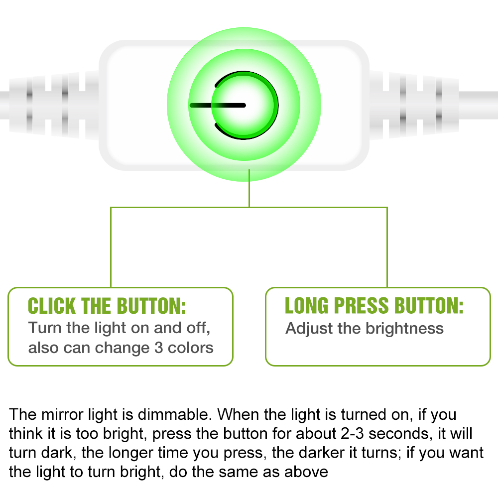 LED-spiegellamp USB kaptafella - Home Theater Bathroom recensie en prijs