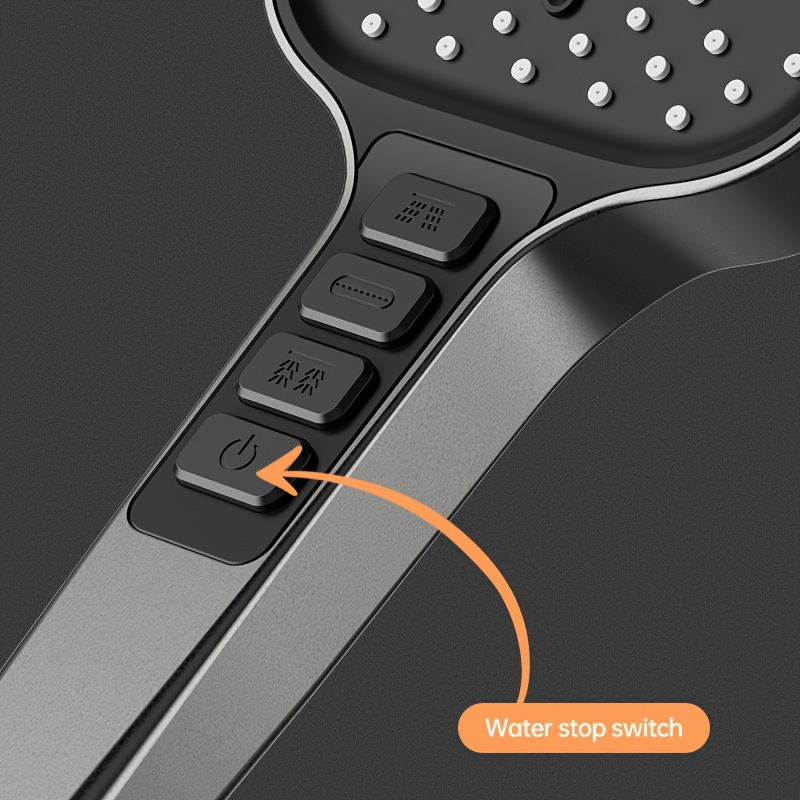 7-setting zilveren handdouchek - Home One Bathroom Accessories recensie en prijs