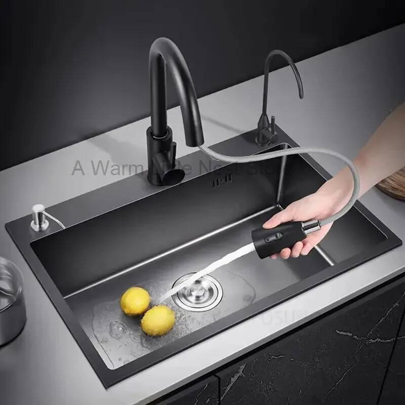 Badkamer Zwarte Nano Keukenkra - Home One Bathroom Accessories recensie en prijs