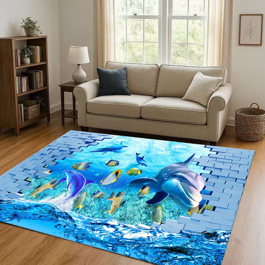 3D Illusie Onderwaterwereld Br - Home Bathroom Break recensie en prijs