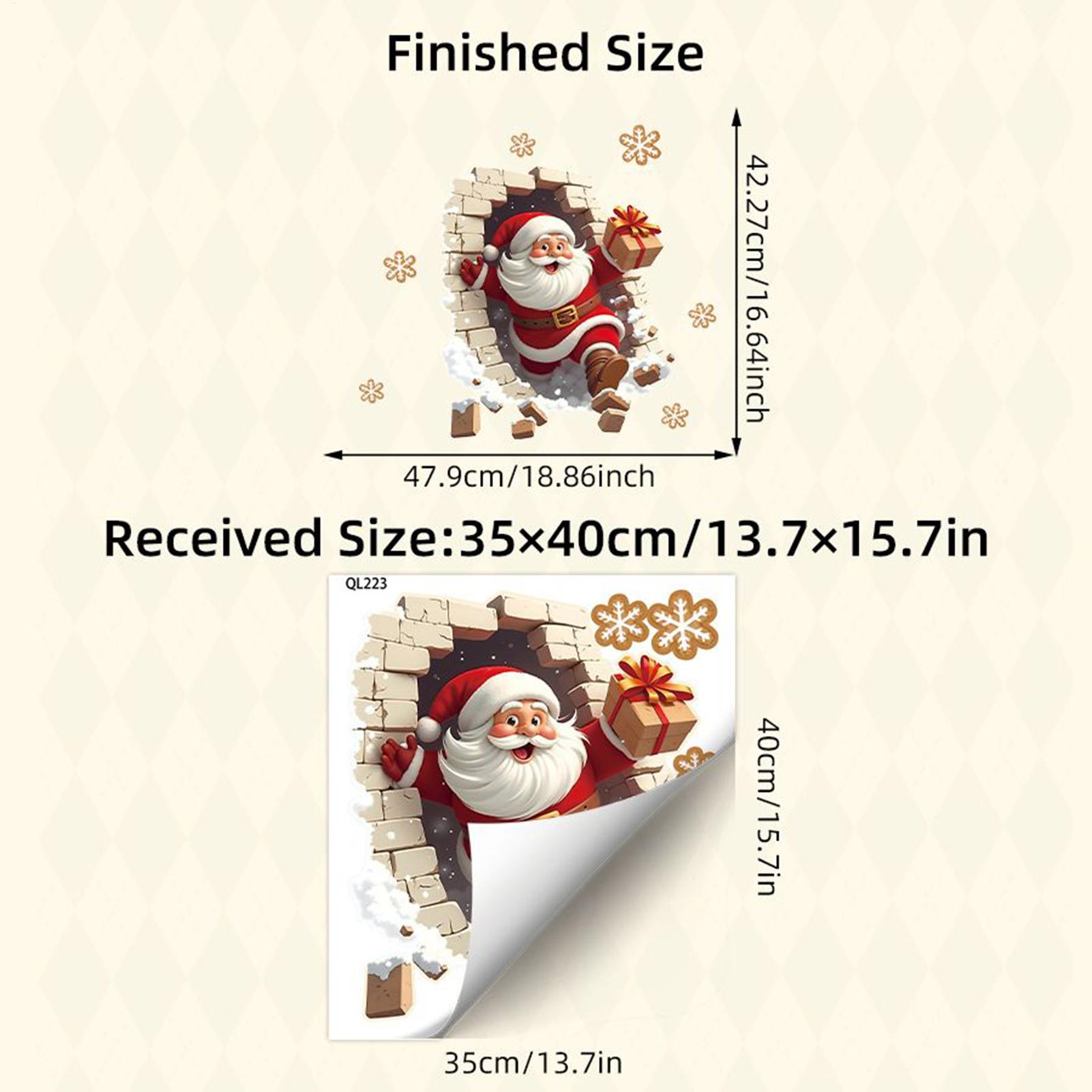 Kerstman muurstickers Kerstman - Home Bathroom Break recensie en prijs