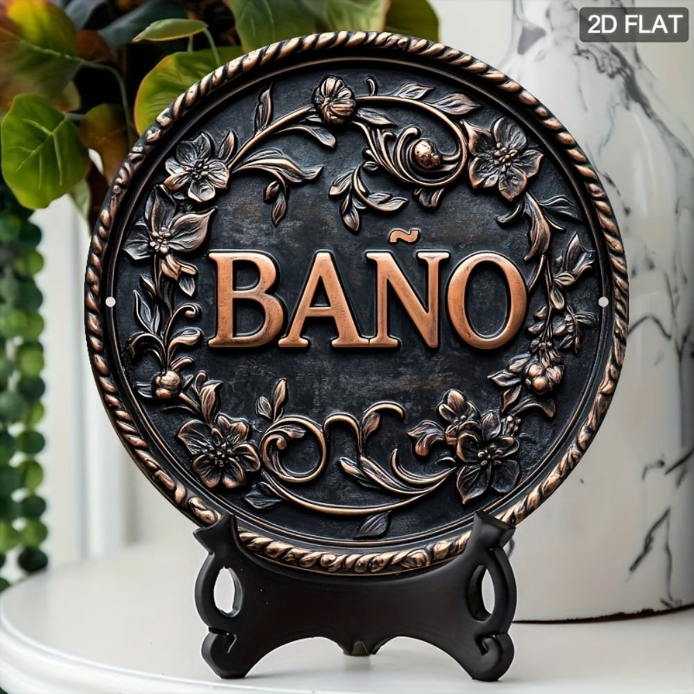 1pc 7,8x7,8 inch 2D plat eigen - Home Bathroom Signs recensie en prijs