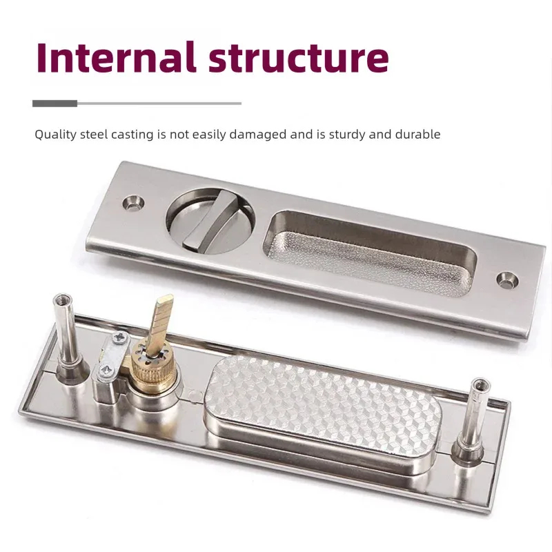 Robuuste zwarte schuifdeurhaak - Home Bathroom Lock recensie en prijs
