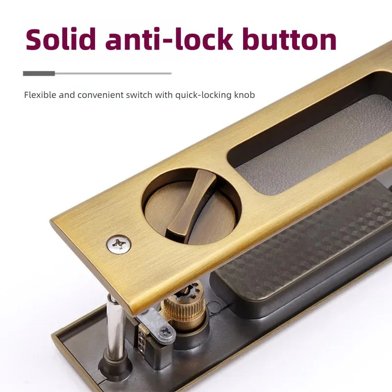 Robuuste zwarte schuifdeurhaak - Home Bathroom Lock recensie en prijs