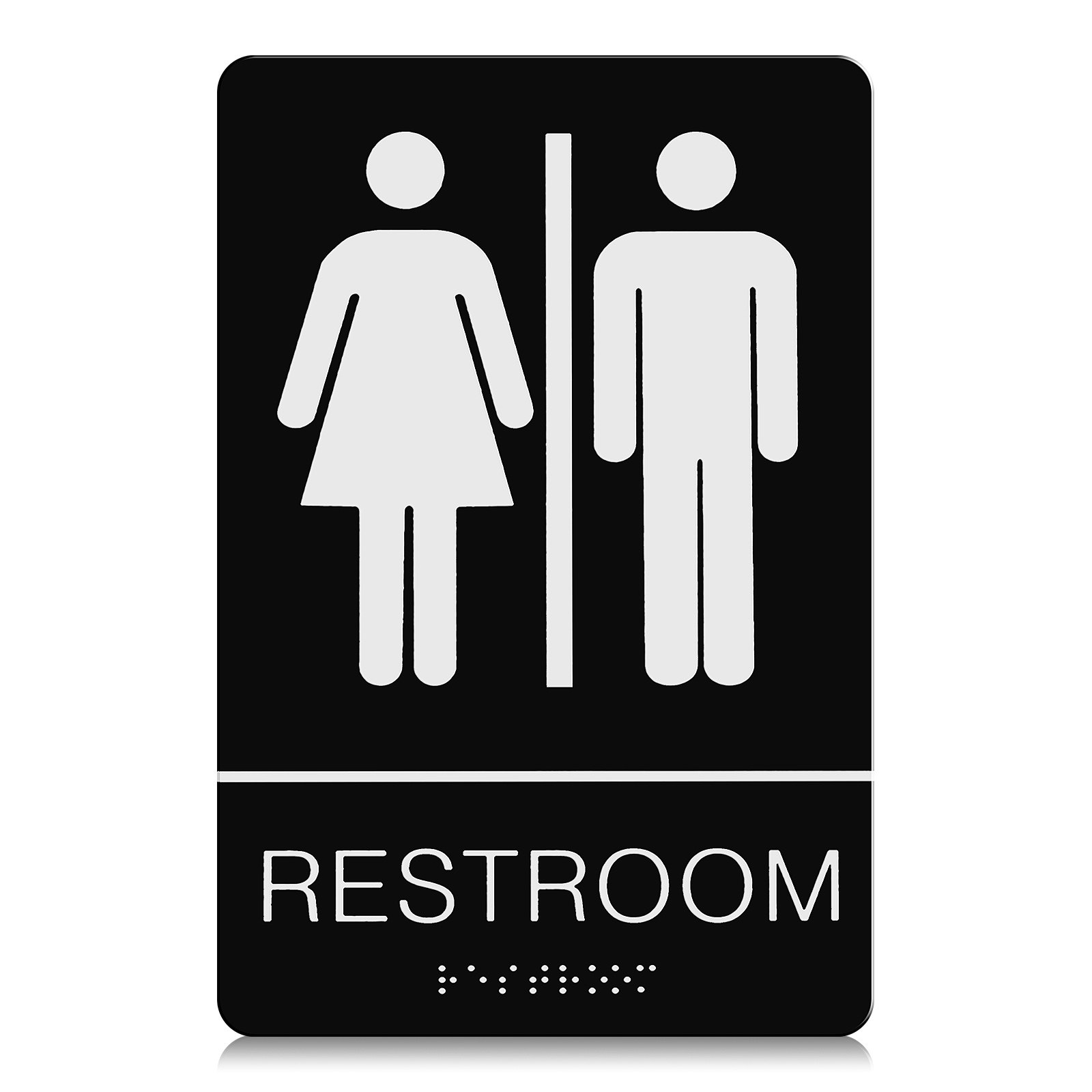 Unisex Braille-toiletbord, zel - Home Bathroom Signs recensie en prijs