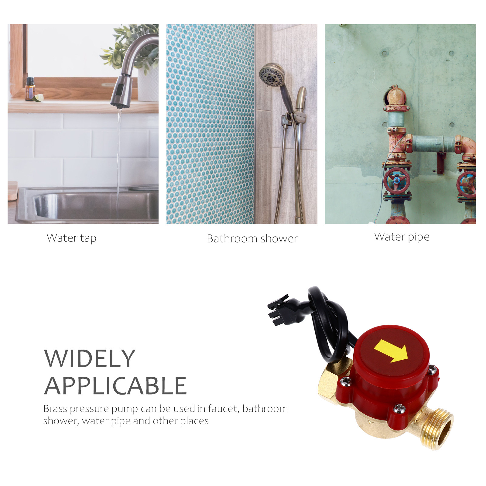 Messing drukverhogende pomp me - Home Bathroom Pressure Pump recensie en prijs