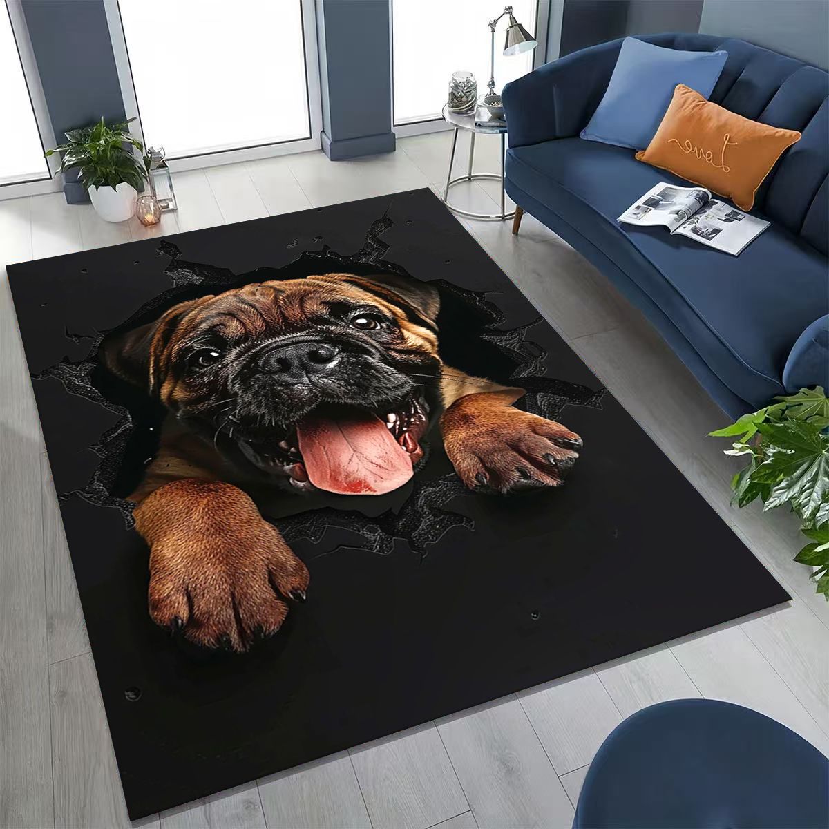 3D Illusie Breaking Wall Dog P - Home Bathroom Break recensie en prijs